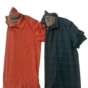 Van Heusen Red and Green Polo Shirts